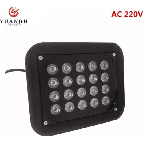 Outdoor CCTV Fill Light Waterproof AC 220V Night Vision IR Infrared Illuminator Lamp For Video Surveillance Cameras