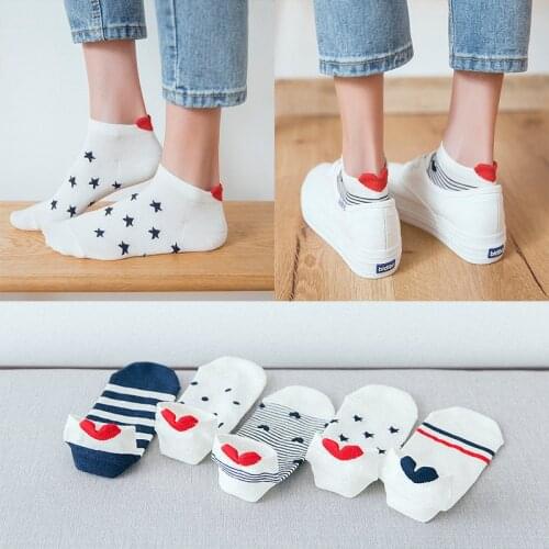 Cute Funny Socks Women Cartoon Socks Cotton Womens Short Socks