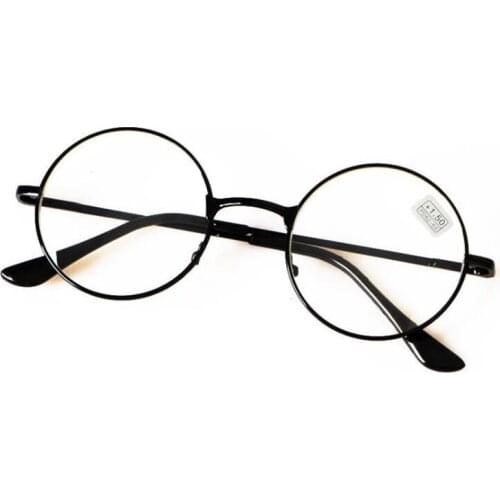 Retro Round Metal Frame Reading Glasses for Men Women High Definition Presbyopia Eyeglasses Magnifier Cheap Hyperopia Spectacles
