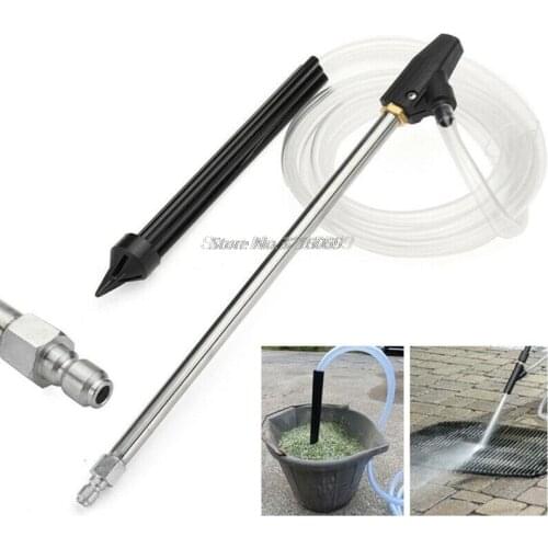 Sandblaster Pressure Washer Sand Wet Blasting Nozzle Gun 1/4Inch Quick Connect Whosale&DropShip