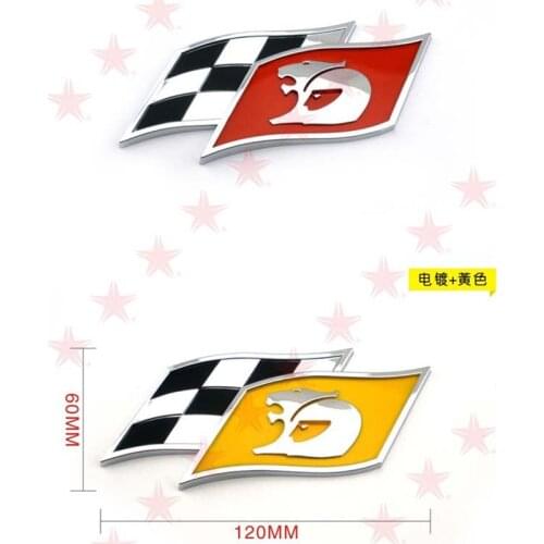 Plastic HSV Badge Emblem Matte Black Lion Flag Commodore Wagon Clubsport Gts Senator