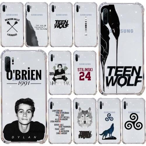 Dylan O'Brien Teen Wolf Phone Cases Transparent for Samsung s9 s10 s20 Huawei honor P20 P30 P40 xiaomi note mi 8 9 pro lite plus