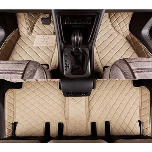 No Odor Full Surrounded Special Car Floor Mats Wear-resisting Non-slip Carpets Waterproof Rugs for Honda Jade 5seats