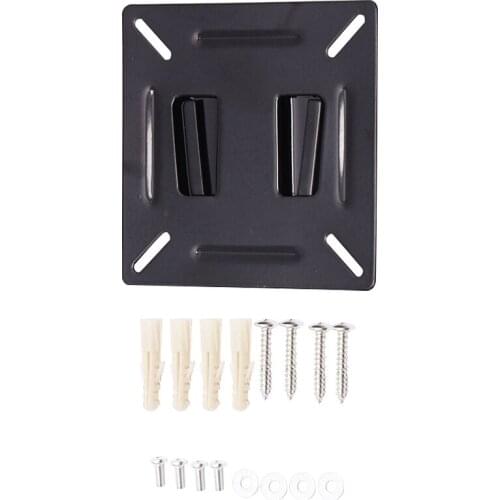 Universal Wall Mount Stand for 14-27inch LCD LED Screen Height Adjustable Monitor Retractable Wall for VESA Tv-A