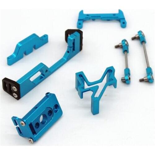 Mini-Q Q8 Q9 1:28 RC Car spare parts mosquito truck metal upgrade accessories motor base steering rod