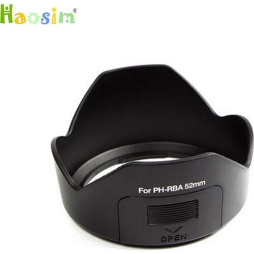 10pcs/lot For PH-RBA 52MM LENS HOOD SHADE FOR Pentax smc DA 18-55mm F3.5-5.6 Lens replace