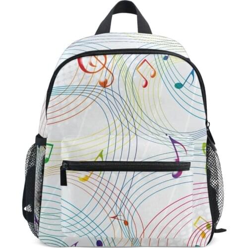 2020 NEW Fashion Children School Bags for Teen Boys Girls Music Note Backpacks Piano Book Bag Kids Shoulder Bag mochila escolar