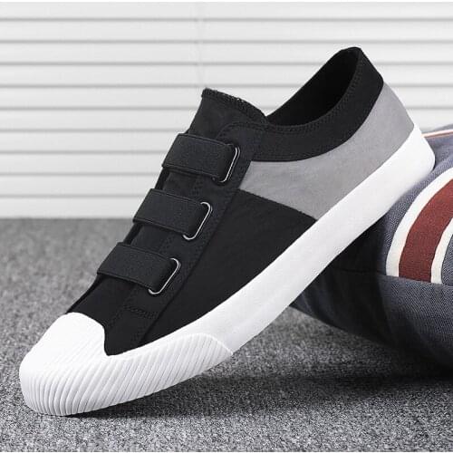 23Men Canvas Casual Shoes Man Flats Loafers Leisure Breathable Lace-up Fashion Breathable Sneakers