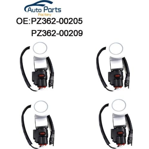 4 PCS White Color New PDC Parking Sensor For Toyota 06-11 Camry ACV40 Lexus RX PZ362-00209 PZ362-00205 PZ36200209 PZ36200205