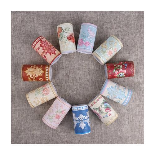 5M Self-adhesive Flower 3d wall stickers for tiles Bathroom Kitchen border waterproof waist line Home Decor 3d sticker Wallpaper