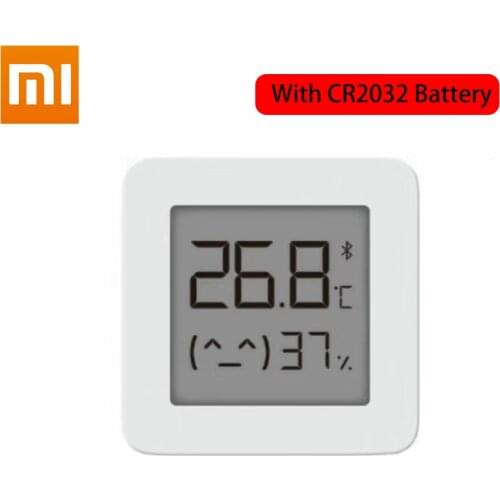 XIAOMI Mijia Bluetooth Thermometer 2 Wireless Smart Electric Digital Hygrometer Thermometer Work with Mijia APP