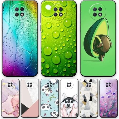For Redmi Note 9T Case Soft TPU Back Cover Case For Xiaomi Redmi Note 9T 5G NOTE9T 9 T Silicon Phone Cases Cartoon Bumper 6.53"