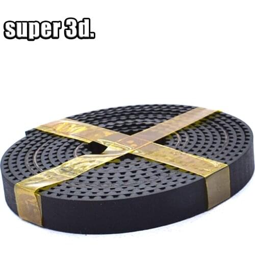 For 6/10mm Timing Pully 3D printer moving parts 1meter open timing belt rubber belt 2GT/GT2