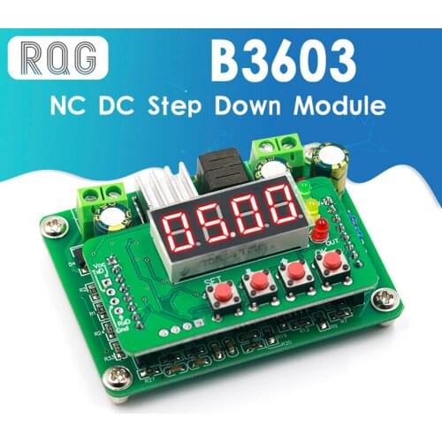 B3603 NC DC Power Supply Adjustable Step Down Module Voltage Ammeter 36V 3A 108W Charger