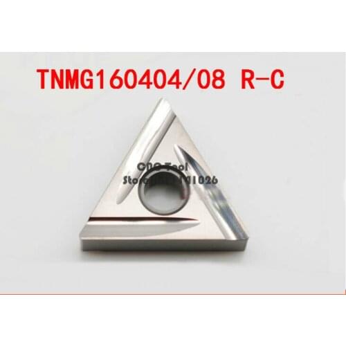Ceramic blade metal 10PCS TNMG160404 R-C / TNMG160408 R-C ceramic inserts, processing and high degree of finish, insert MTJNR