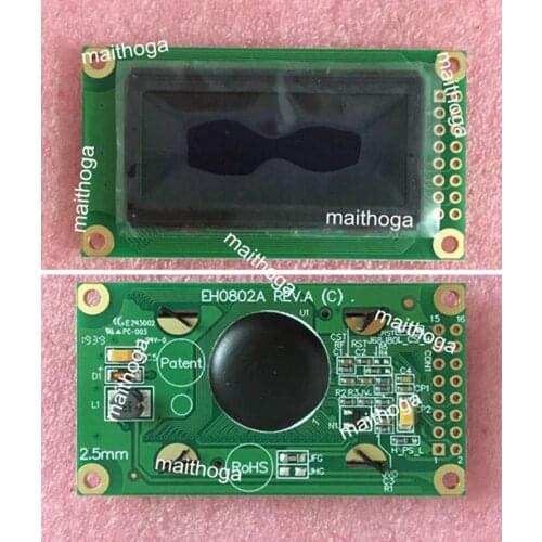 16PIN 0802 White/Green/Yellow OLED LCD Display Screen WS0010 Controller SPI Interface