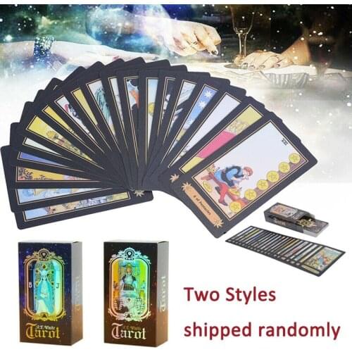 78 Pcs Tarot Cards Funny New Board Game with Exquisite Illustrations Colorful Box Suitable for Fun At Family Friends Parties