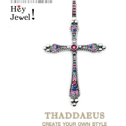 Pendant Royalty Cross,2019 Brand Fashion Vintage Bohemia Jewelry Europe Style Bijoux Necklace Accessories Gift For Men Woman