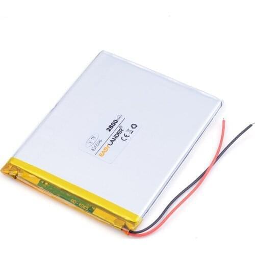 Polymer lithium battery 426696 2800mAhlipo battery with PCM wire and connector For tablet pc power bank PAD PSP Vedio Game