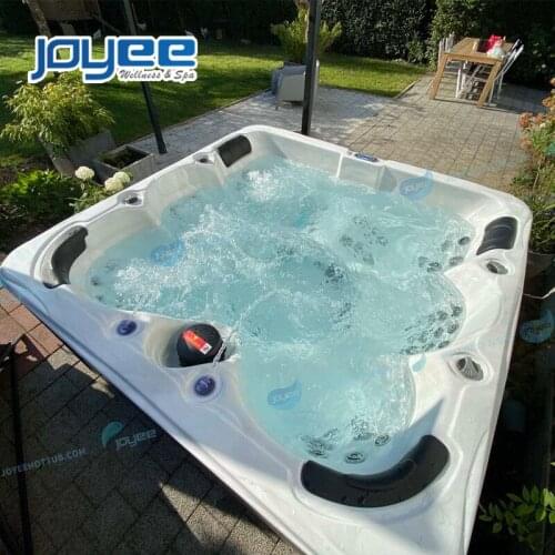 JOYEE Jacuzzi Spa Supplier Whirlpool Massage Bathtub Luxury Freestanding Outdoor Hot Tub for 5 6 Person Hydro Therapy