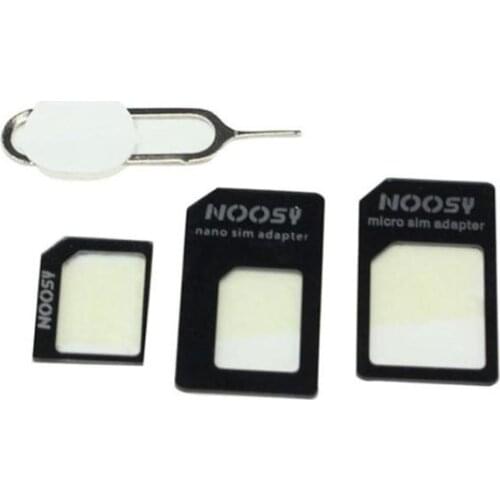 4 in 1 Convert Nano SIM Card to Micro Standard Adapter For iPhone for Samsung 4G LTE USB Wireless Router