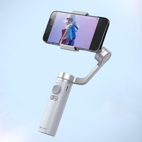 Durable Gimbal Stabilizer Foldable Handheld Selfie Stick Phone Gimbal Stabilizer w/ 1/4 Screw Hole