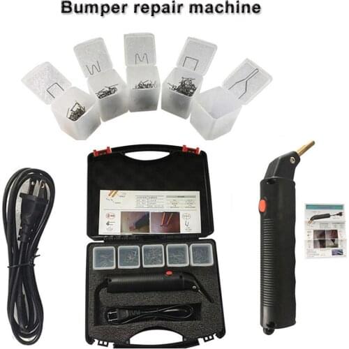 Professional Car Bumper Repair Machine Hot Stapler Plastic Repair System Welding Automobile Garage Repair Tool Kit Set with Case