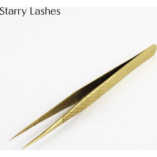 Eyelash Extension Straight Tweezers Classic Lashes Stainless Steel Accurate Tweezer Non-magnetic Eyelashes Tools Makeup
