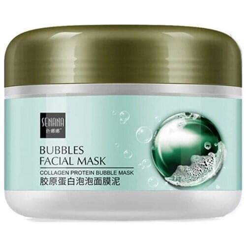 100g Collagen Protein Bubble Facial Mask Remove Acne Blackhead Whitening Moisturizing Control-oil Deep Cleansing Skin Care