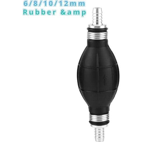 Hot Sale 6/8/10/12mm Rubber & Aluminum Fuel Pump Line Hand Primer Bulb Gas Petrol For Auto Car Boat Marine Outboard