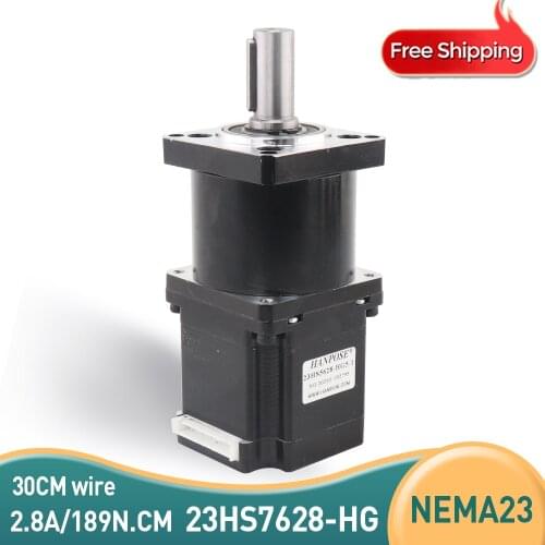 23HS7628-HG neam23 Step Motor High precision reduction Stepper Motor Ratio 5-1 10-1 Planetary Gearbox OSM Geared For 3D Printer