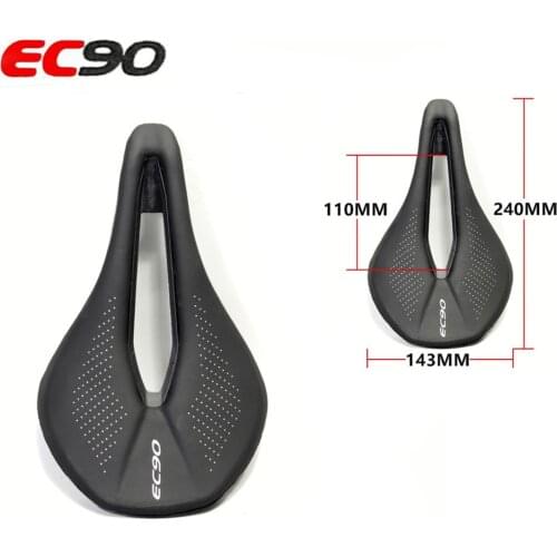 EC90 bicycle seat MTB Road Bike Saddles PU Ultralight Breathable Comfortable Seat Cushion Bike Racing Saddle Parts Components