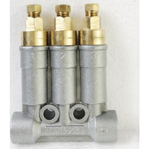0.4cc 3 outlet DPB-23 detective volumetric oil distributor lubrication doser separator valve manifold dispenser