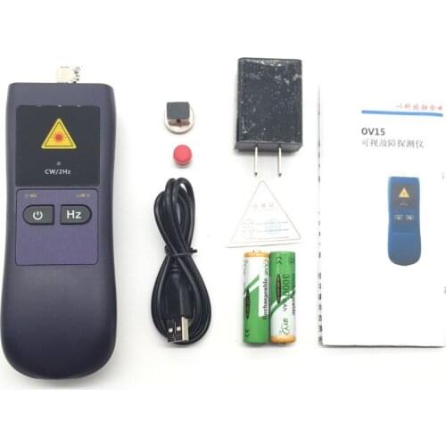 50mW VFL Fiber Optic Visual Fault Detector 50mW Visual Fault Locator With SC FC Connectors