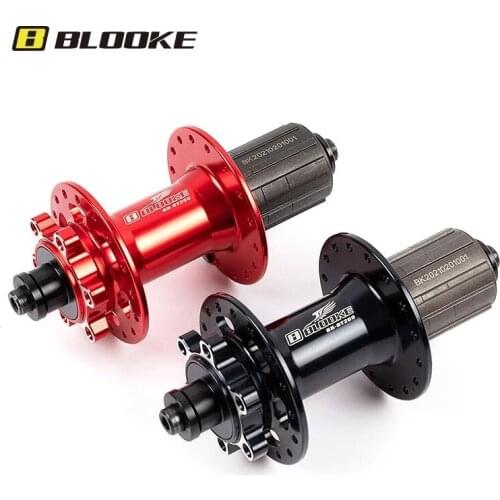 BLOOKE MTB Hub 32 Hole Cassette 2 Bearing Disc Brake 8 9 10 11 S Speed Cube Front Rear Bushing Bike Quick Release Sleeve DT200