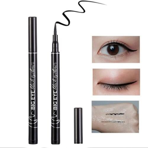 2021 Women 1 Pcs Eyeliner Liquid Pen Waterproof Long Lasting Quick Drying Smooth Makeup Beauty Matte Eyeliner Stamp Eye Pencil