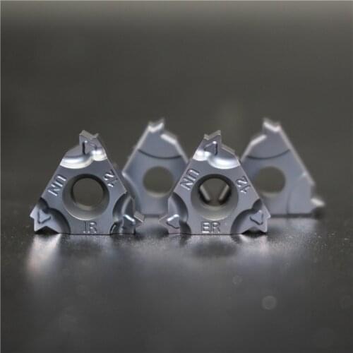 10pcs 16ERM 12UN Carbide Inserts Thread Blade 16IRM 16ERM 8UN 10 14 18 20UN 24 UN cnc Lathe threading Cutter Tool