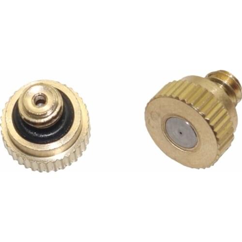 3/16" Thread 0.2/0.3/0.4/0.5mm Brass Atomization Spray Nozzle Garden Lawn Watering Sprinkler Irrigation Misting Nozzles 20 Pcs