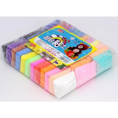 36 Colors Air Dry Super Light Clay Kids Early Education Toys DIY Colored Clay Creative Colorful Plasticine