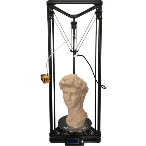 HE3D K280 Delta 3D Printer DIY Kit Auto- Leveling Single Extruder With Heatbed Large Size 280*600mm Support Multiple Materials