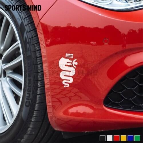 5 Pairs Vinyl Car-Styling For Alfa Romeo Giulia Stelvio 159 147 Giulietta Duetto Accessories Car Stickers Decals Automobiles