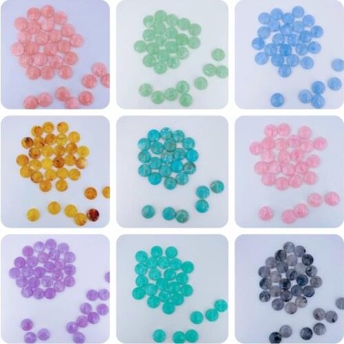 22MM Acrylic Beads Imitate Stone Cloud Effect Spacer Beads , Used to Make Pandora Glamour DIY Bracelet Neckle Earring Jewelry