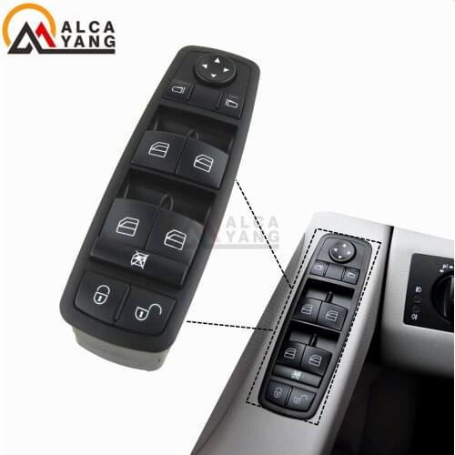 For Mercedes Benz A B GL M R Class W245 W169 A150 B200 X164 2004-2012 Electric Power Window Master Switch A1698206610 1698206610
