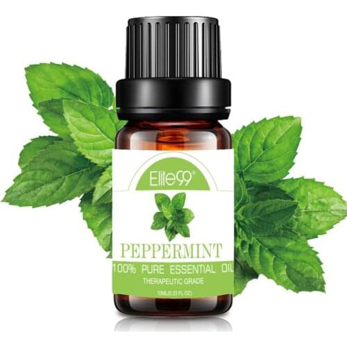 Elite99 10ml Peppermint Pure Essential Oils For Aromatherapy Fresh Air Humidifier Diffuser Massage Relax Aroma Essential Oil