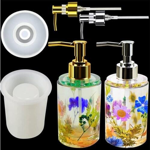 Perfume Bottle Resin Silicone Molds Handmade Storage Tank Casting Mould Resin Art Craft Diy Tools Home Decoration 1 Set