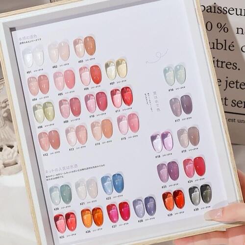 Summer 10ml Nail Polish Water Permeable Ice Penetration Liquid Translucent Jelly Manicure Gel Polish UV Gel for Nail Tools