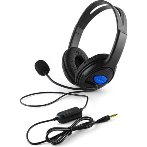 Computer Headset On-ear Headphones with Built-in Mic Wired Headphones with Flexible Boom for PC Travel Work