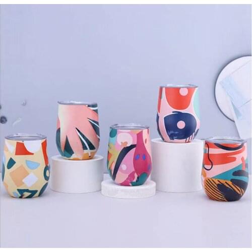 12oz Stainless Steel Double Wall Reusable Swig Wine Coffee Double-layer Vacuum Eggshell Tumbler Cup 500ml Coke Bottle