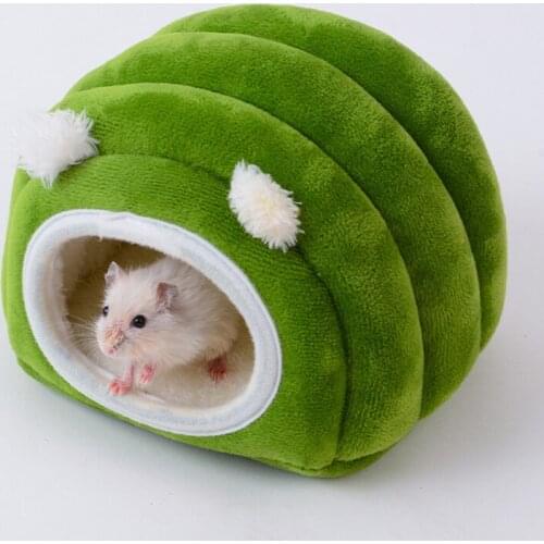 Hamster Cave Bed, Guinea Pig Hedgehog Nest Hideout, Small Animals Cage Supplies Warm House