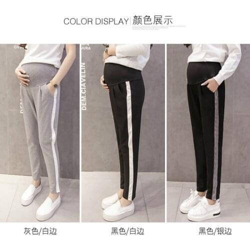 2020 New Pregnant Pants Spring And Autumn Maternity Pants Loose Sports Pants Maternity Pants Worn Outside
